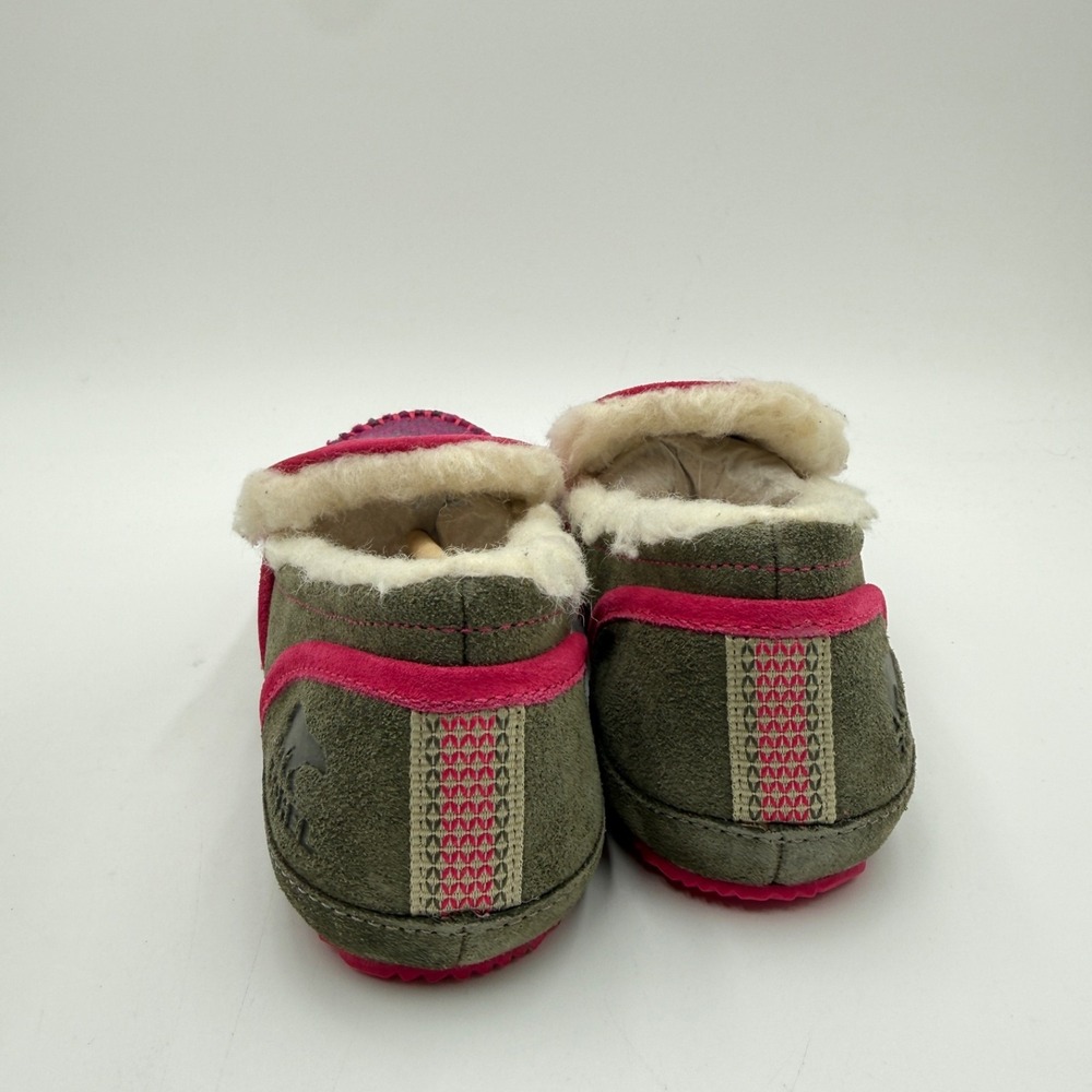 Womens Sorel Tremblant 2 Suede Moccasins Insulated Snow Slippers Pink Size 9 - Picture 4 of 8